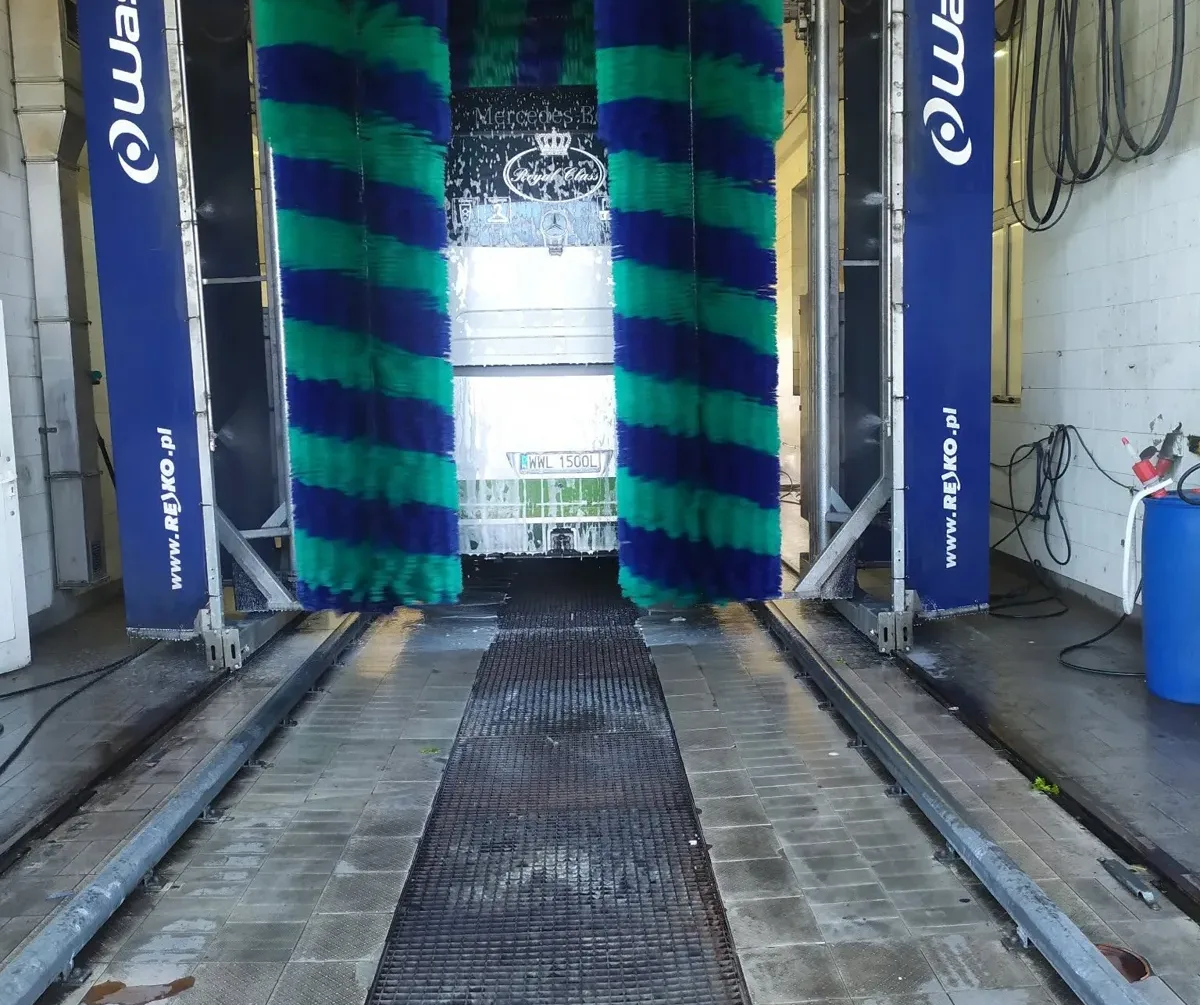 Stanowisko mycia w automacie WashTec
